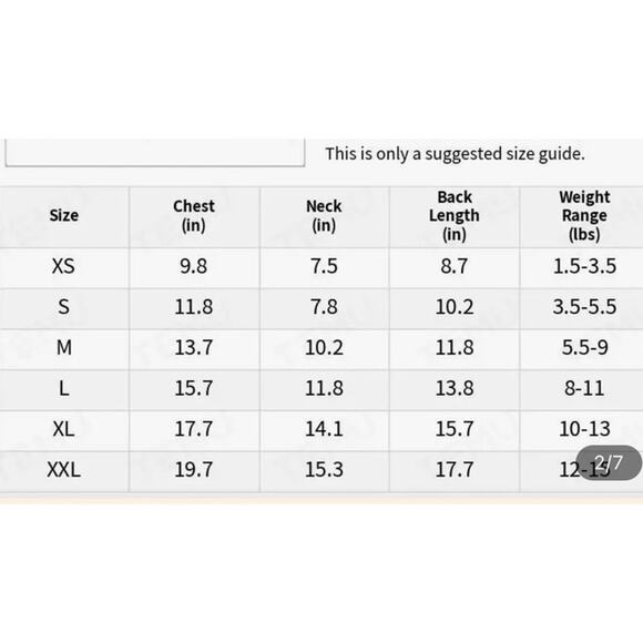 Duck Pet Pajamas Dog Loungewear Small Breed Clothes onsie cat clothes sz XXL - Picture 4 of 5